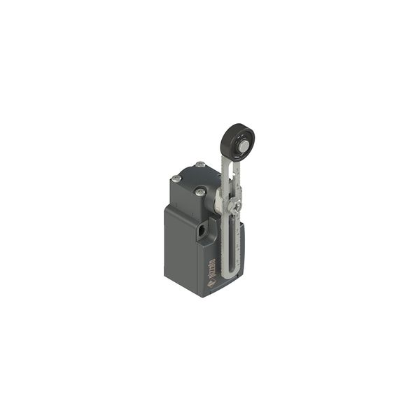 Position switch with adjustable lever and roller image 1
