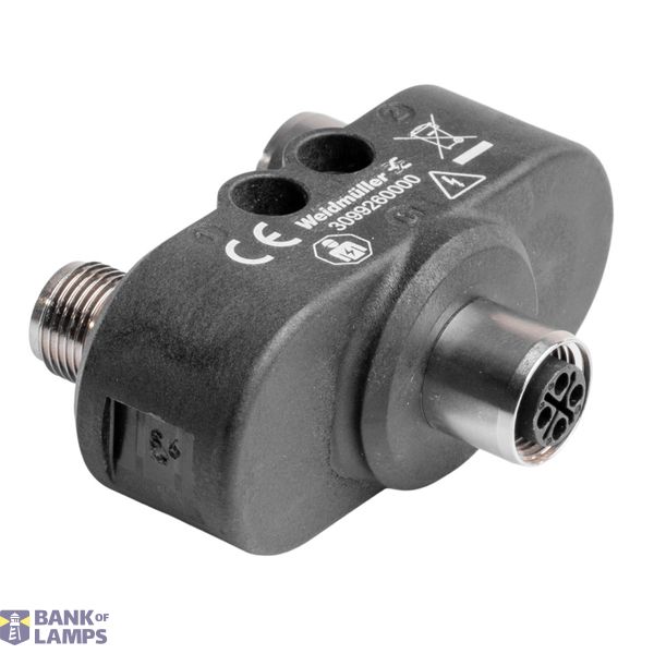 Sensor-actuator adaptor, Number of poles: 4, Coding: S-coded, 630 V image 1