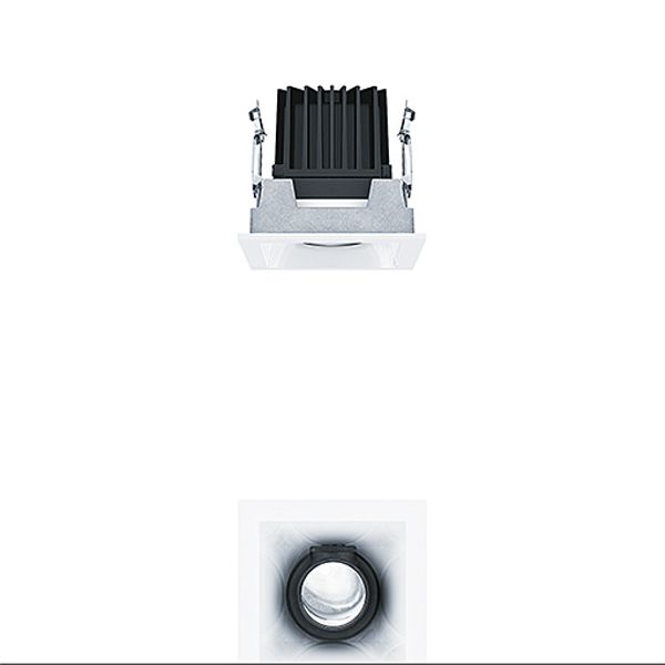 PANOS INF Q100V 15W 940 LDO SP-WH WH - LED ceiling-recessed luminaire image 1