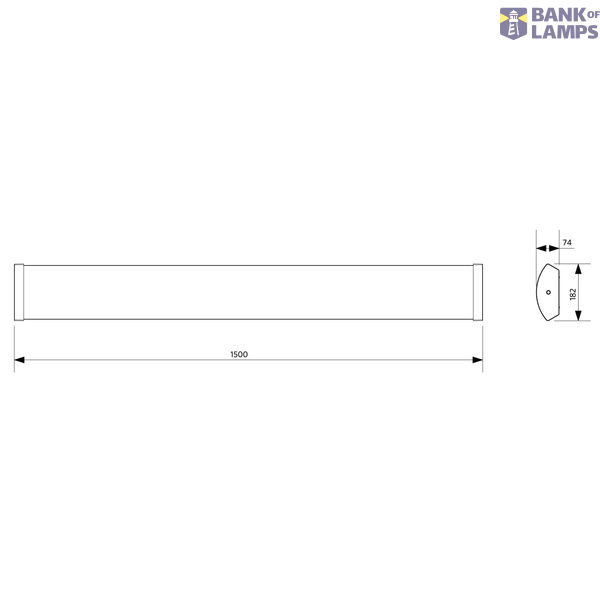LEDLinear-E CL15-53W-3000-WH-EM1 image 4