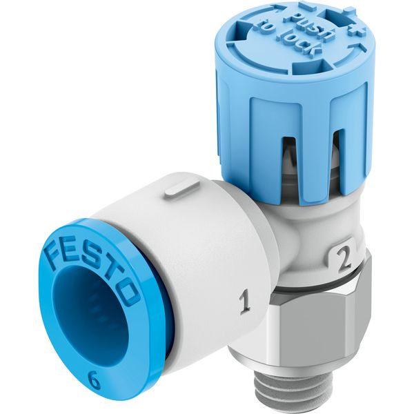 VFOE-LS-T-M5-Q6 One-way flow control valve image 1