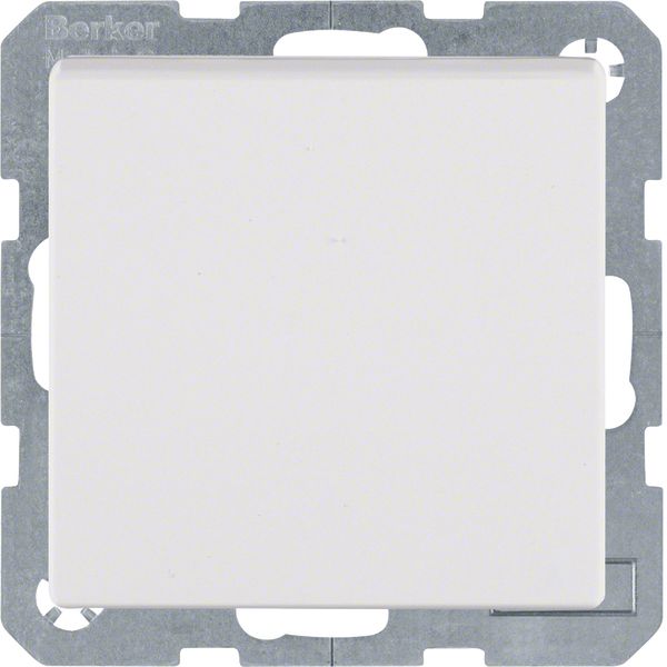 SCHUKO soc. out. hinged cover, Q.1/Q.3, p. white velvety image 2