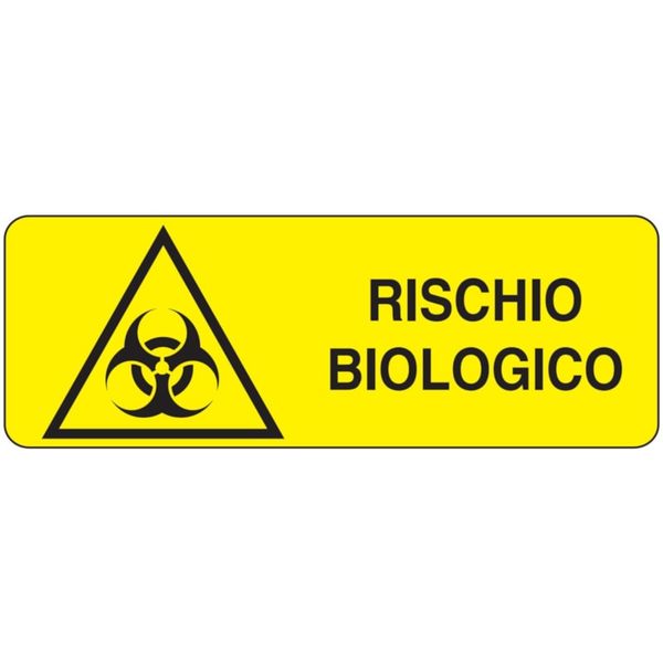 Rectangular danger sign - 350 x 125 mm image 1
