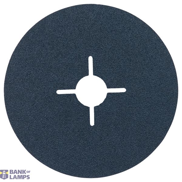 Fibre sanding disc R574, Best for Metal D= 125 mm; G= 100 image 1