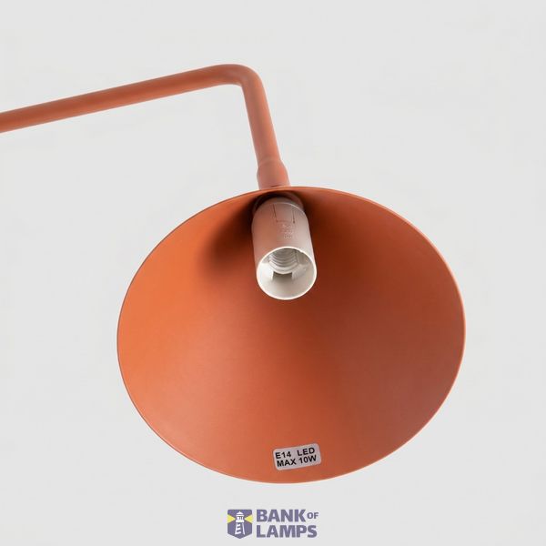 Table lamp NOX red ochre image 9