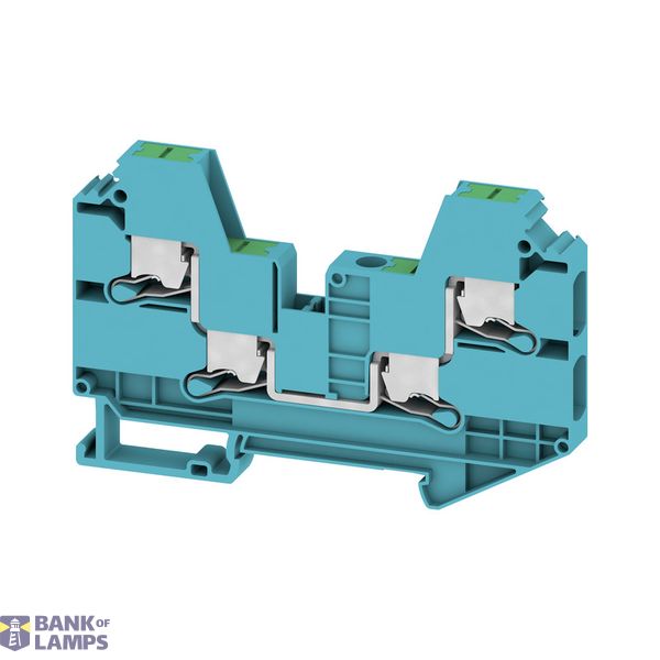 Feed-through terminal block, SNAP IN, blue, 6 mm², 41 A, 1000 V, Numbe image 1
