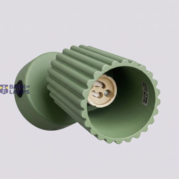 Wall lamp KARBON sage with a switch image 8