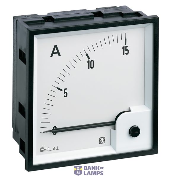 Ammeter DC RQ48M - (by transducers) - In: 10÷0÷10mA image 1