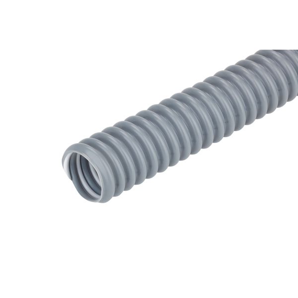 FFKSS-SW 16  grijs  Kunstst. spiraalslang + verenstalen dr. image 1