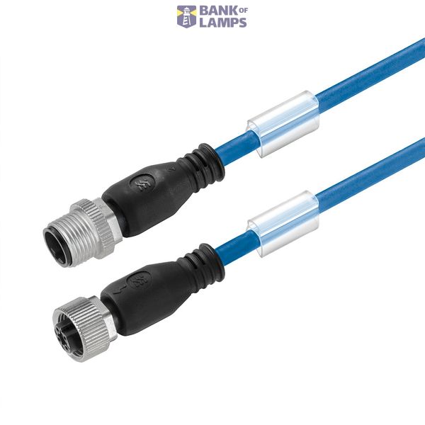 Sensor-actuator Cable, M12, Number of poles: 2, 3 m, pin, straight - s image 1