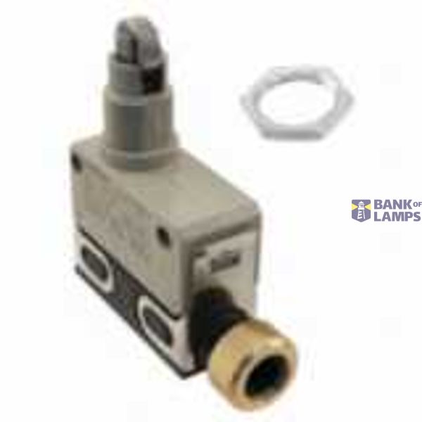 Limit switch, slim sealed, screw terminal, general purpose, roller plunger, pre-cabled D4EN0004F image 1