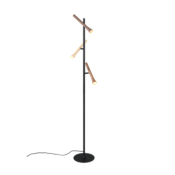 Fiato LED floor lamp 3-pc matt black/multicolor image 1
