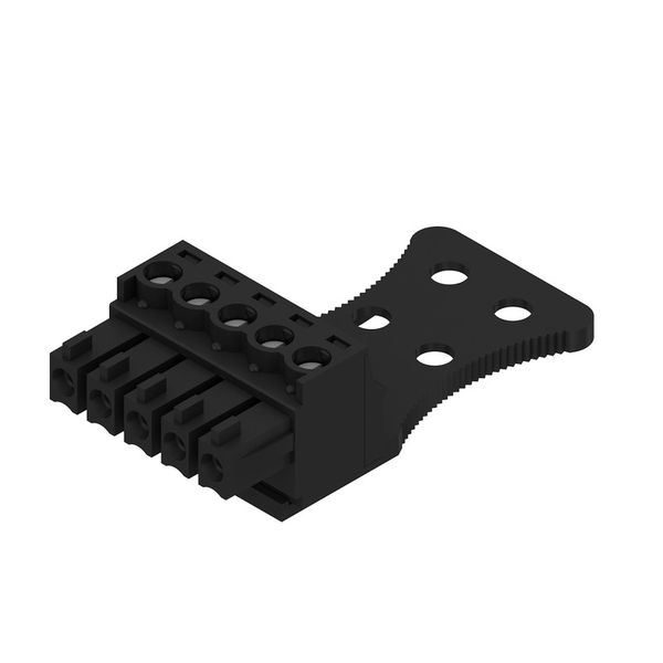 PCB plug-in connector, female plug, 3.81 mm, Number of poles: 5, 180°, Clamping yoke connection, Clamping range, max. : 1.5 mm², Box image 2