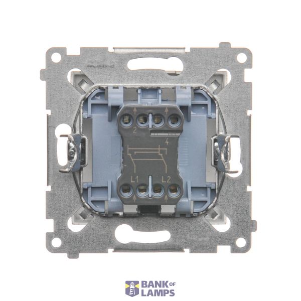 5 gang frame for plasterboard box, cream white/electro white image 1