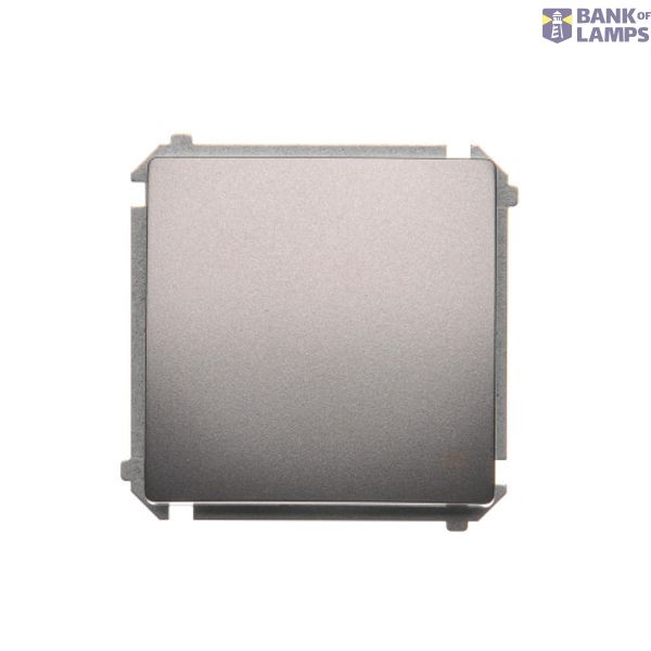 Intermediate switch, (module), 10AX, Screw, Inox, metallized image 1