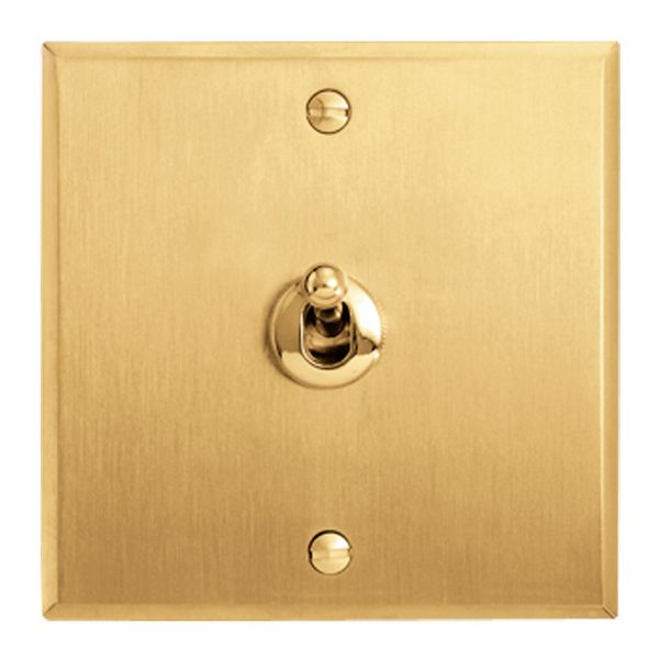 Art d'Arnould universe Two-way memory or lever switch 10A - brushed gold image 1