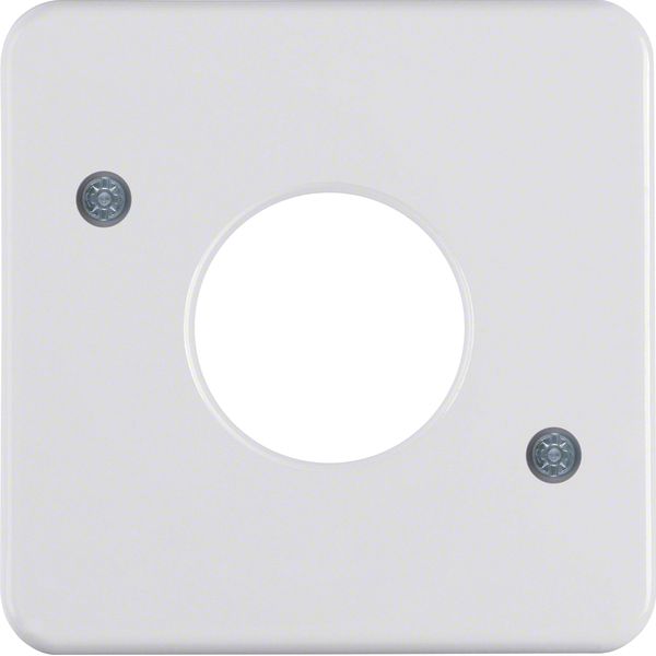 Centre plate f. push-b./pilot lamp E10, splash-prot. flush-mtd IP44, p image 1