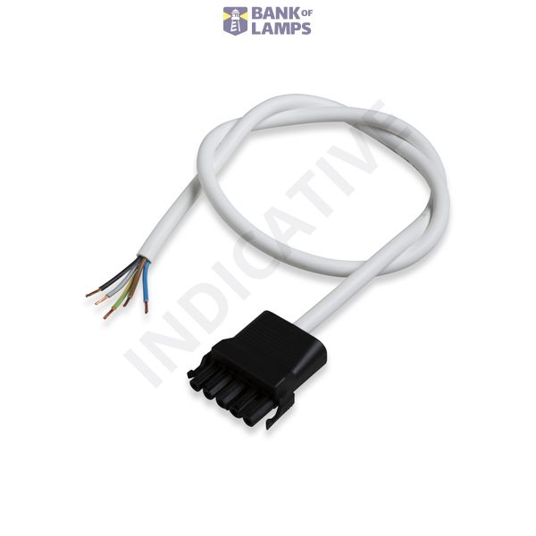 Cable set 5p socket 5x2,5mm� HF blk 2m image 1