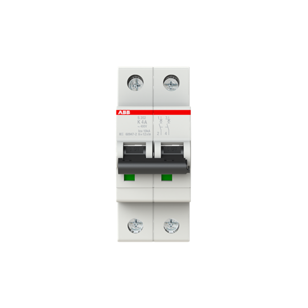 S202-K4 Miniature Circuit Breaker - 2P - K - 4 A image 4