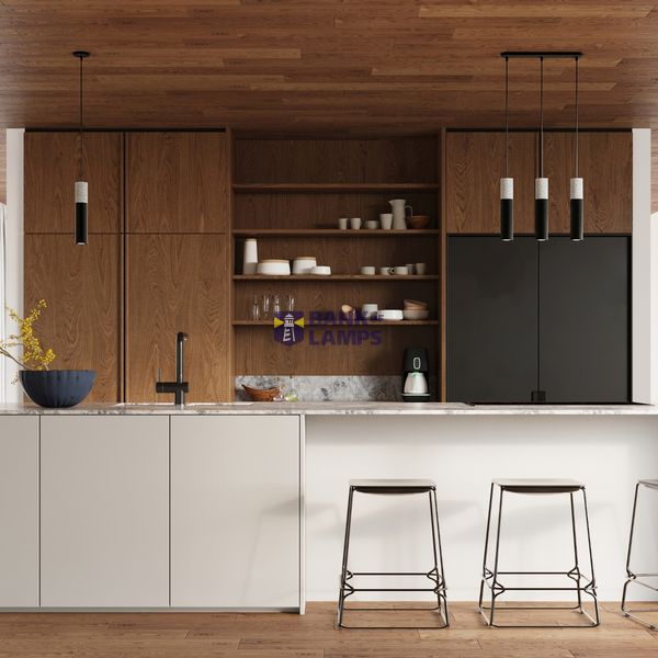 HANGING LAMP BORGIO 2 BLACK GU10 2X40W IP20 image 3