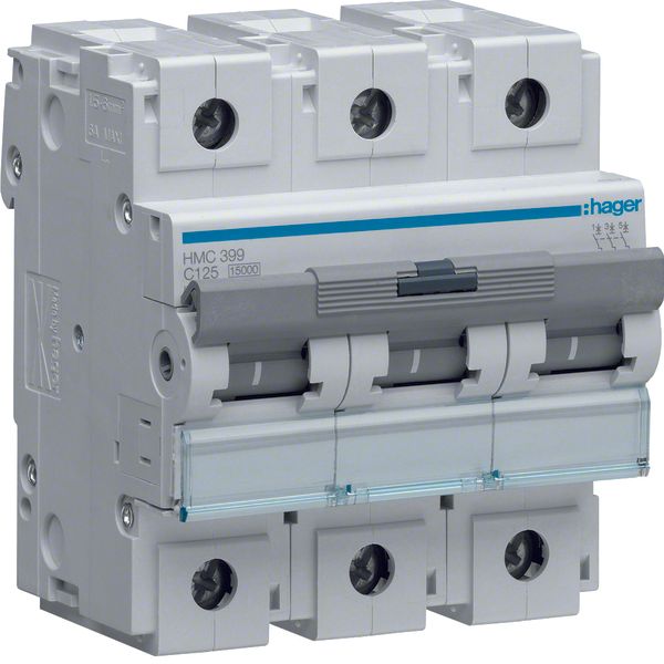 MCB 3P 15kA C-125A 4.5M image 1