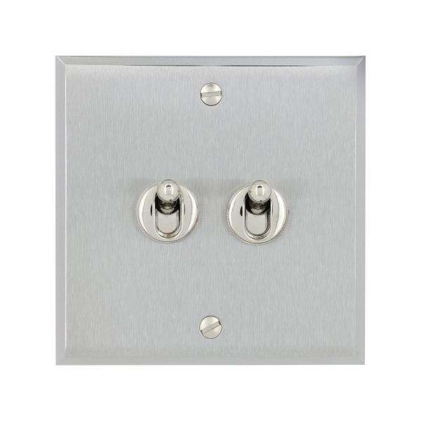 Art d'Arnould universe Double push lever memory 6A - brushed steel image 1