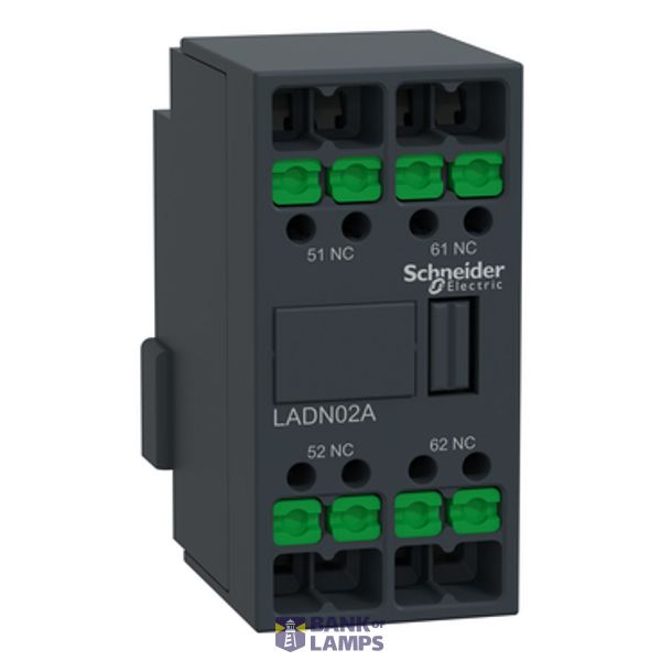 AUX Deca front 0NO 2NC snap-in image 1