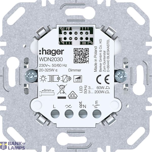 Universal dimmer module, 1-gang, A.x/C.x image 1