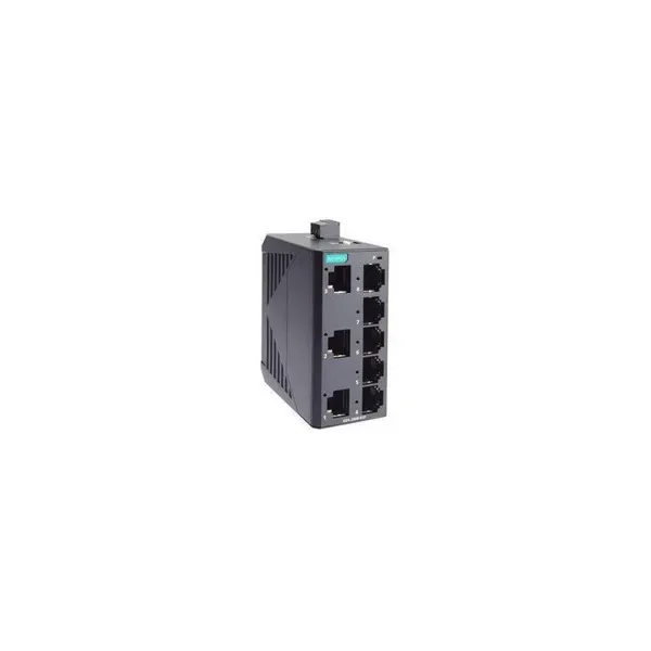 MOXA – EDS-2008-ELP – Unmanaged Fast Ethernet switch with 8 10/100BaseT(X) ports image 1