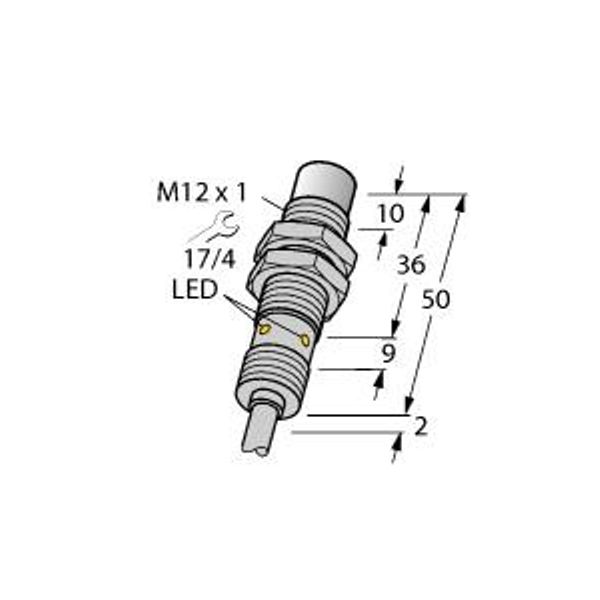 Inductive Sensor For the food industry   NI10U-EM12WD-AP6X image 1