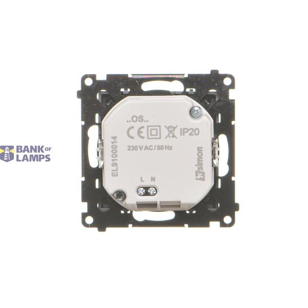SOON ON SALE, Bell Button, (module), Simon 24, IP20/IP44, 10AX, 10A, cashmere image 1