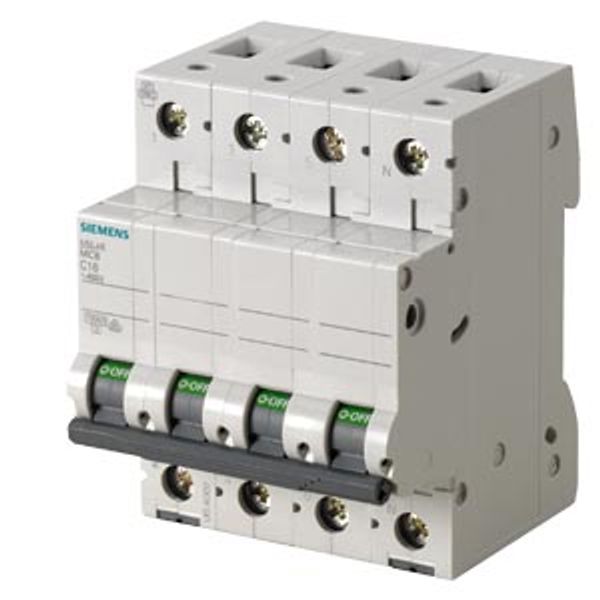 Miniature circuit breaker 400 V 10 kA, 3+N-pole, D, 20 A image 1