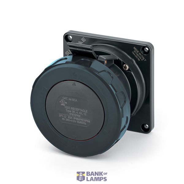RECEPTACLE 60A 4P 5W 5h IP67 3ØY347/600V image 1