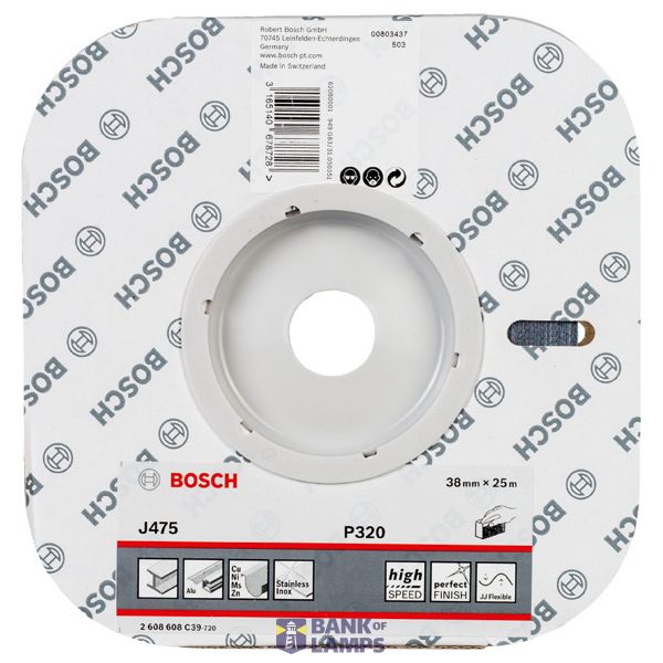 J475 cloth sanding roll 38 mm x 25 m, 320 image 2