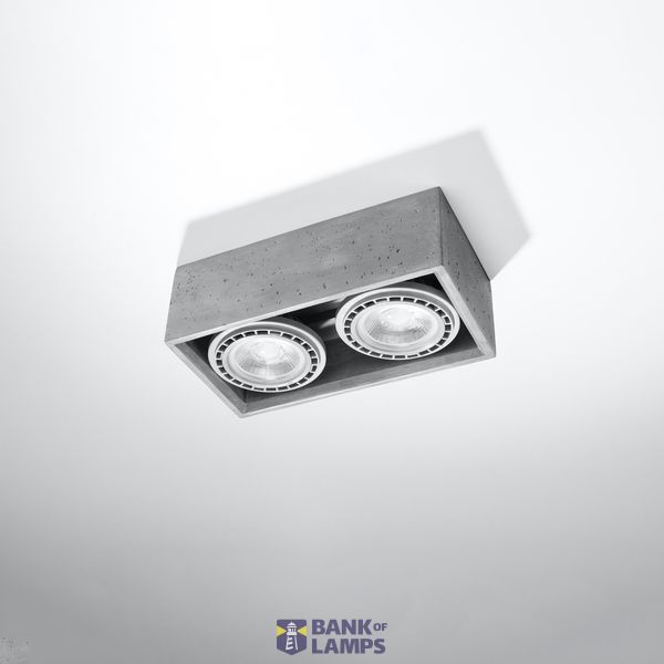 SPOT QUATRO 2 BETON GU10 2X40W IP20 image 6