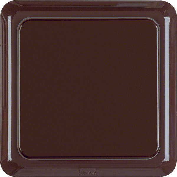 SCHUKO soc.out. frame + hinged cover, splash-proteced flush-mtd IP44,  image 1