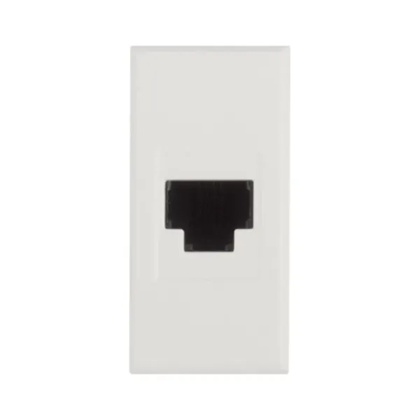 RJ11 TEL.SOCKE.SCREWS TERM.WHITEK 1M image 1