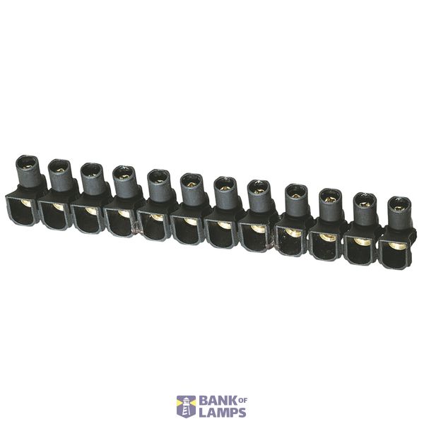 Terminal Strip Hypo 25mm2 Black image 1