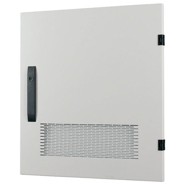 XSDMLV0606 Door to switchgear area, ventilated, IP30, left, HxW=600x600mm, grey image 6