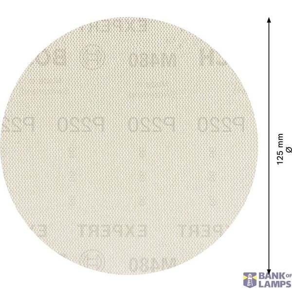 EXPERT M48 Sanding Net for Random Orbital Sanders 125 mm, G 22 5-pc image 2