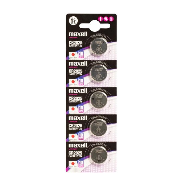 MAXELL Lithium CR2025 BL5 image 1