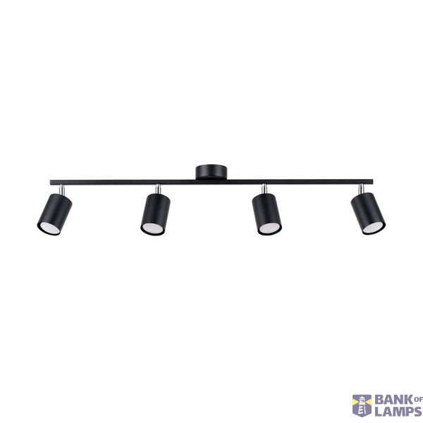 CEILING LAMP LEMMI 4L BLACK GU10 4X10W IP20 image 5