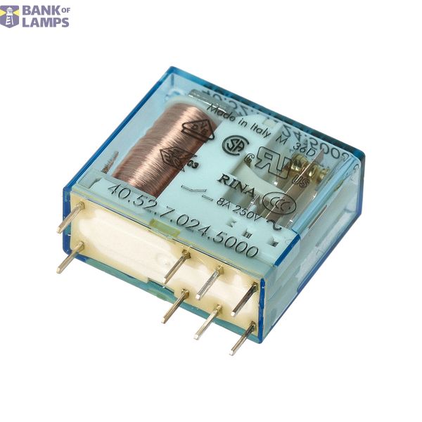 PCB/Plug-in Rel. 5mm.pinning 2CO 8A/36VDC/SEN/Agni+Au (40.52.7.036.5000) image 3