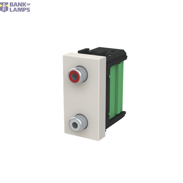 N2155.2 DN - RCA socket 2x (Red-White) image 2