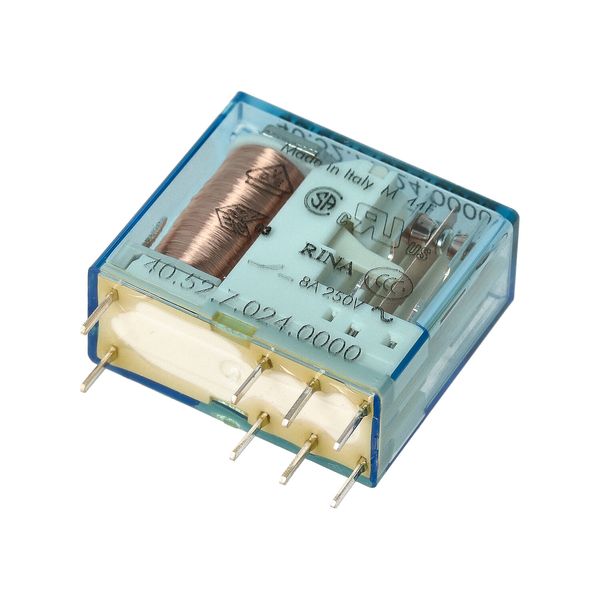 PCB/Plug-in Rel. 5mm.pinning 2CO 8A/9VDC/SEN/Agni (40.52.7.009.0000) image 4