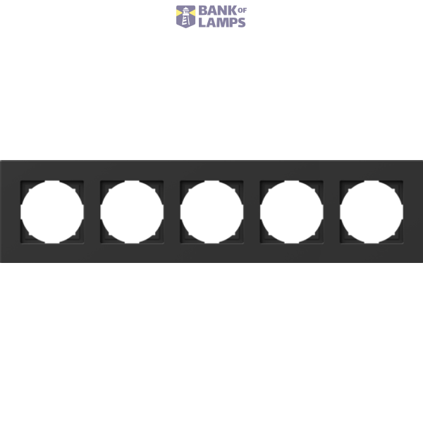COVER PLATE FLAT 5 BK 4326780 image 1