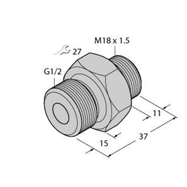 Accessories Screw-In Adapter   FCA-FCST-G1/2-A4/L037 image 1