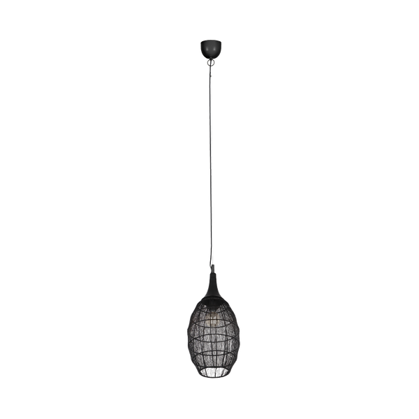 Soraya pendant 26 x 48 cm E27 matt black image 1