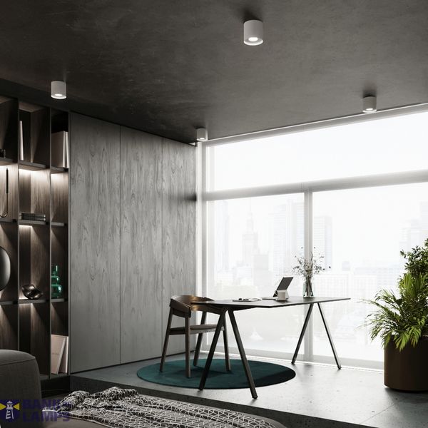 CEILING LAMP MICA WHITE GU10 1X10W IP20 image 5