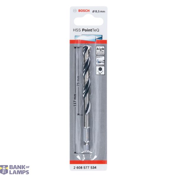 HSS PointTeQ Hex Drill Bit 8.5mm 1 pcs. image 2